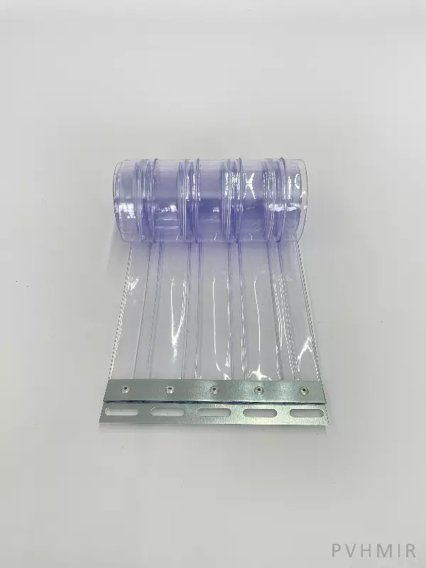 Силиконовые шторы, ламель морозостойкая рифленая 2x200мм, 0,5м